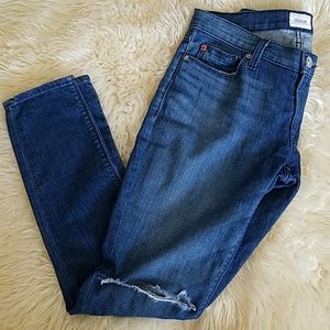 HUDSON distressed skinny jeans